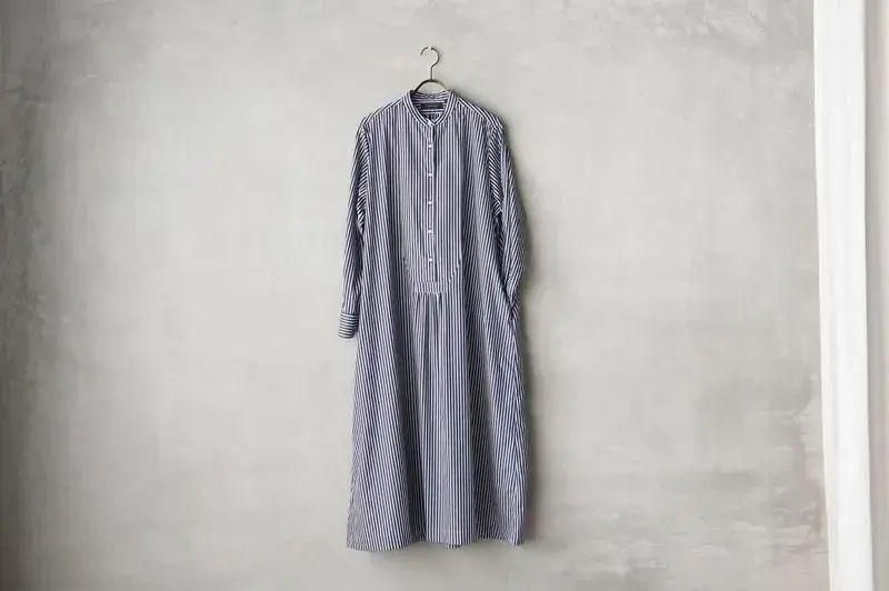 HAND ROOM WOMENS | クラシックフロントワンピース（ネイビー