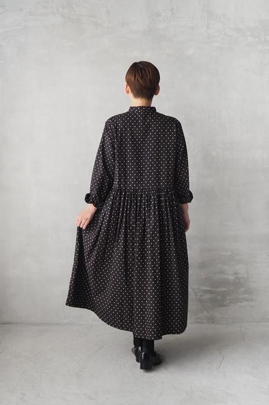 Jil sander コットンポプリワンピース ne Quittez pas｜コットンボイル ホイル フラワープリント
