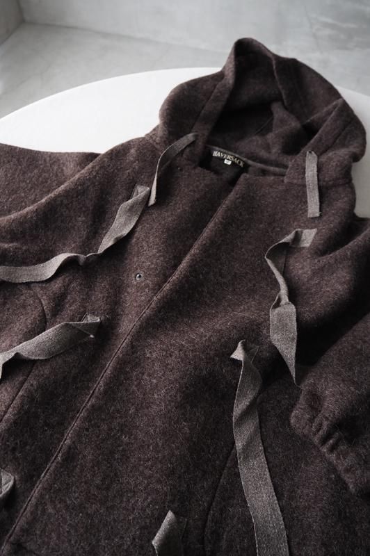 専用　美品　HaversackATTIRE ジャケット セール】 HAVERSACK ATTIRE ウールリネン ダブルブレステッド4B