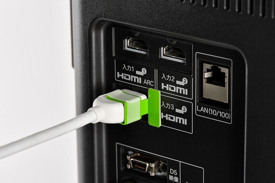 I/Oロック HDMI-K(5個セット)｜プラグ抜け予防｜安心してご使用