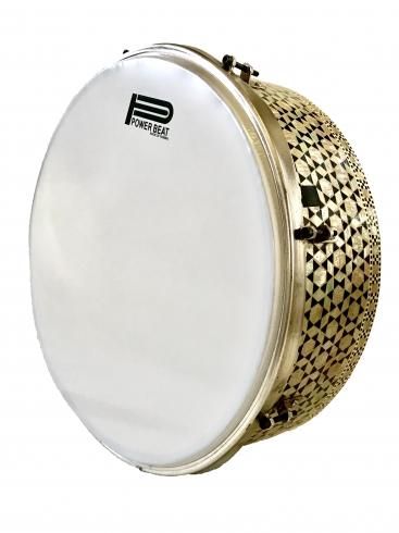 イラン　ハビビ製　ダフ　フレームドラム Pearl EXX785N/C #864 Satin Scarlet EXPORT 18”バスドラム