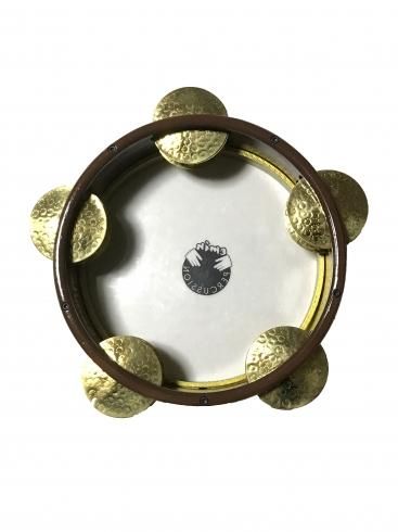 アラブタンバリン　レク　riq sala
TR-101 直径約23cm Riq -Arab Tambourines- | 枠太鼓製作所shiger