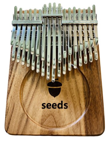 34鍵 カリンバ クロマチック(親指ピアノ) Key=B Seeds / Kalimba