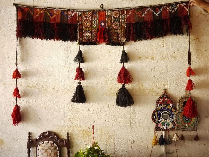 アフガニスタン　遊牧民キリムテント飾りＢ アフガニスタン 遊牧民キリムテント飾りB オールドキリムホーム