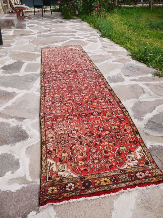 オールド絨毯 ヴィンテージラグ イラン ペルシャ絨毯 ランナー