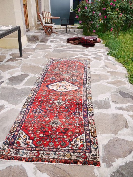 ヴィンテージ ルードバー産 ペルシャ絨毯 104×69cm