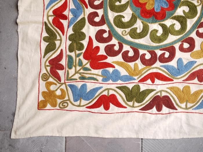 ウズベキスタンの手刺繍 スザンニ 美しいテキスタイル ウズベキスタンの手刺繍 スザンニ 美しいテキスタイル