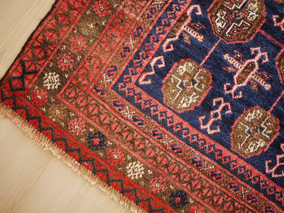 オールド絨毯 ヴィンテージラグ アフガニスタン絨毯 トルクメンデザイン
