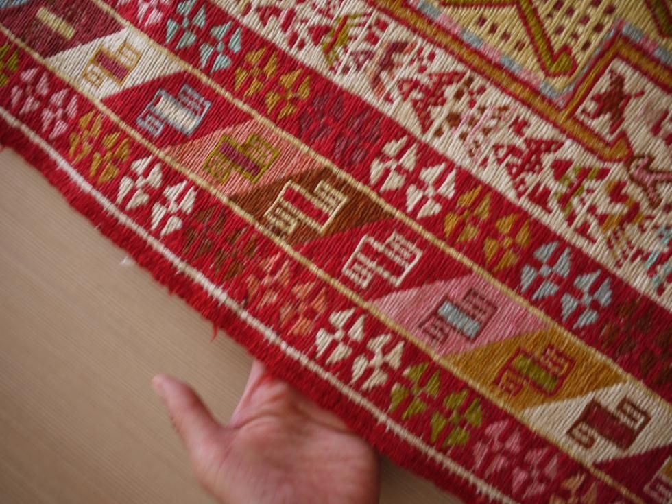 イラン産 シルクスマックキリム