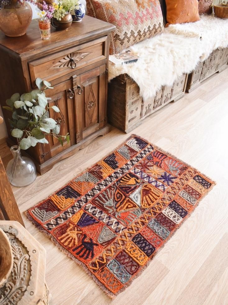 イラク刺繍 マーシュアラブ刺繍布