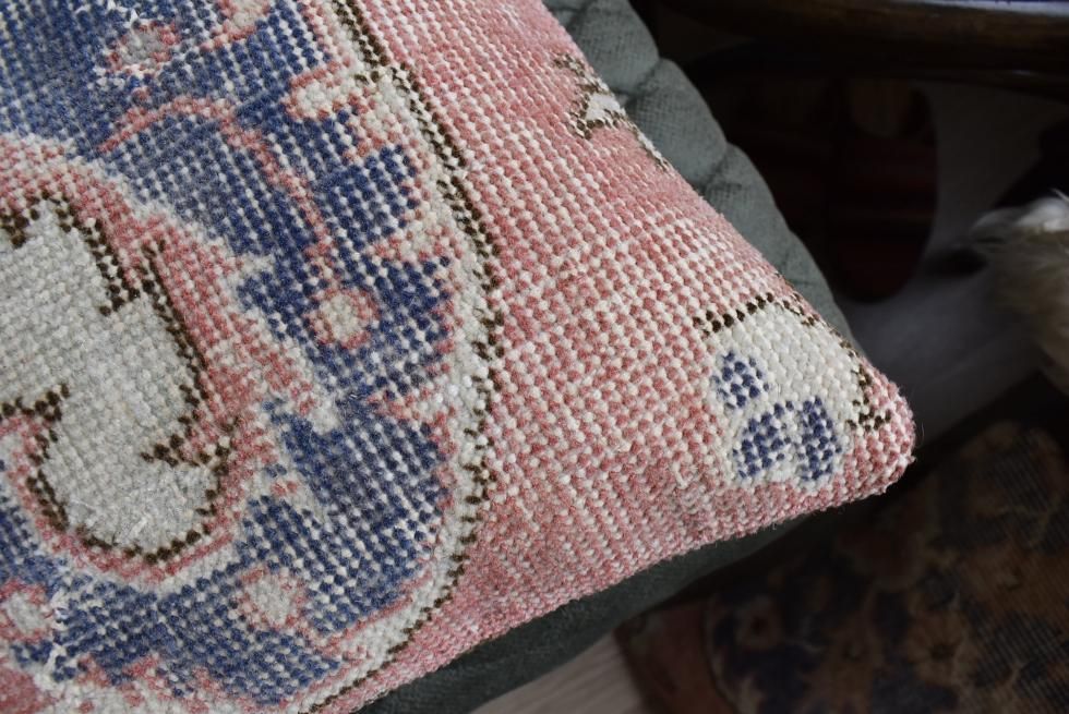 ビンテージラグトルコラグオールドキリムクッションカバー40×40