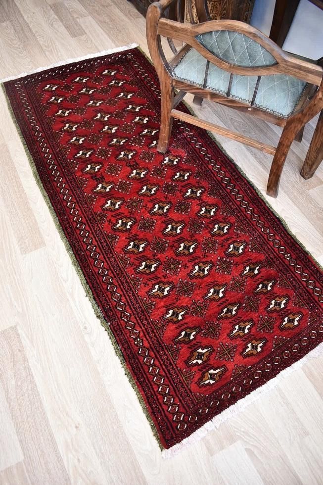 ヴィンテージバルーチラグ部族トライバルトルクメン115x75cm panaka.net
