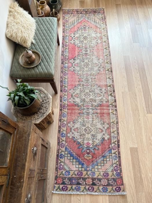 割引価格 トルコ ヴィンテージ ランナー ラグ 109-4 drenriquejmariani.com