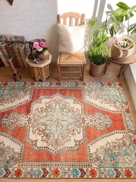 即発送‼️ トルコ製 リバーシブル ラグ キリム 絨毯 玄関マット ペルシャ絨毯 ✨トルコ製 リバーシブル ラグ キリム 絨毯 玄関マット 80×125cm