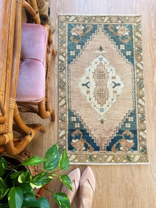 Vintage Turkish Mini Rug   5392