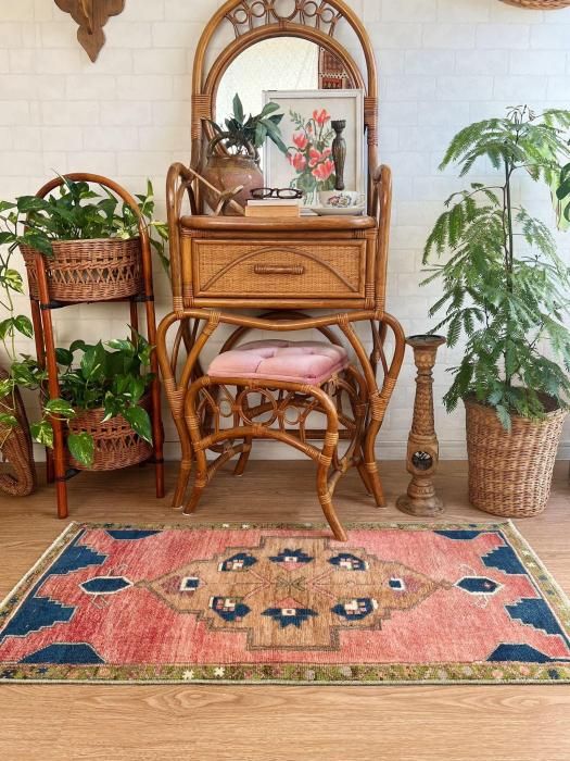Vintage Turkish Mini Rug   11256