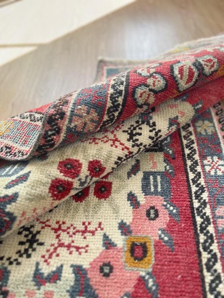 ヴィンテージターキッシュラグ オーバーダイラグ トルコラグ