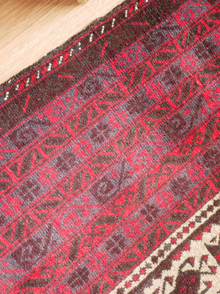 オールド絨毯 ヴィンテージラグ トルクメン チュワル トルクメン