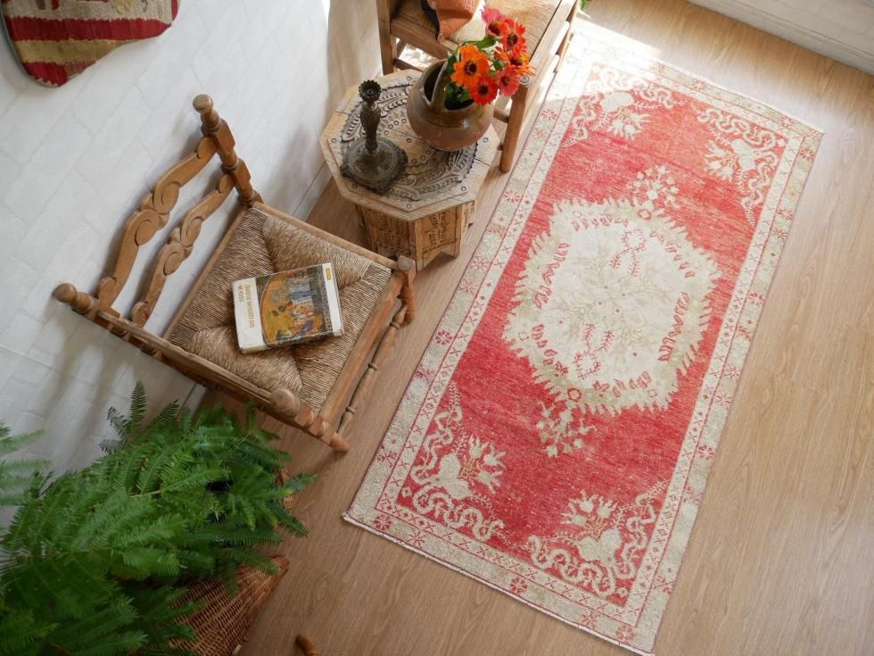 ヴィンテージターキッシュラグ オーバーダイラグ トルコラグ