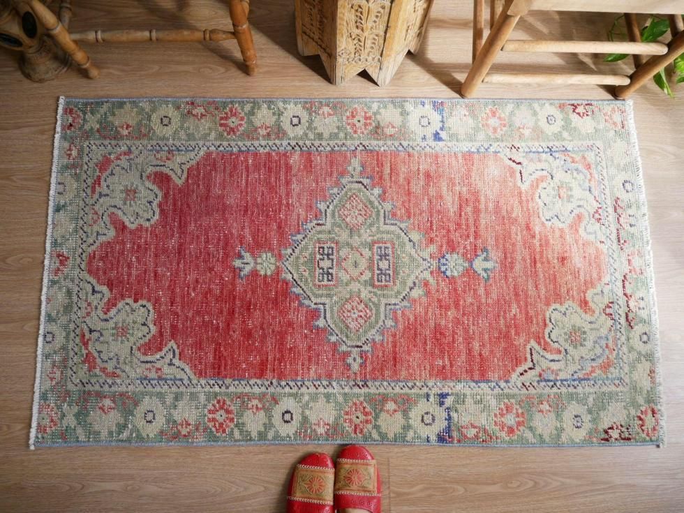 ヴィンテージターキッシュラグ オーバーダイラグ トルコラグ