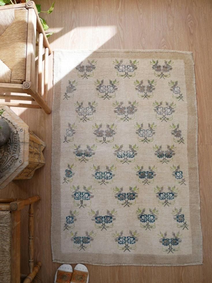 ヴィンテージターキッシュラグ オーバーダイラグ トルコラグ