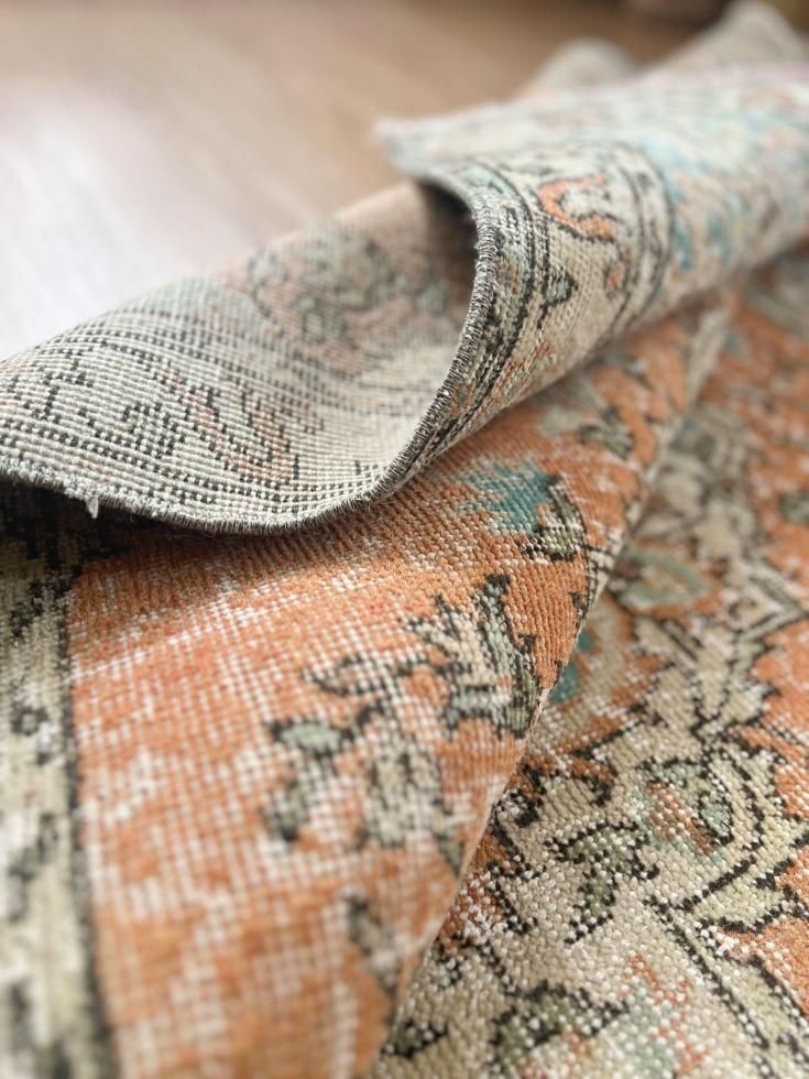 ヴィンテージターキッシュラグ オーバーダイラグ トルコラグ