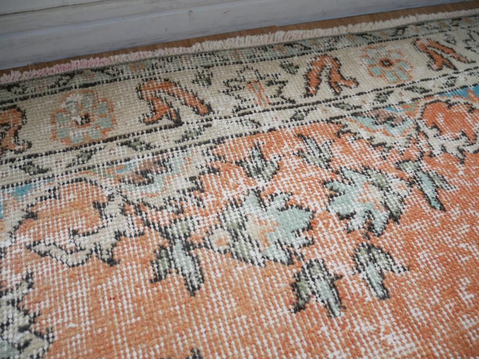 ヴィンテージターキッシュラグ オーバーダイラグ トルコラグ