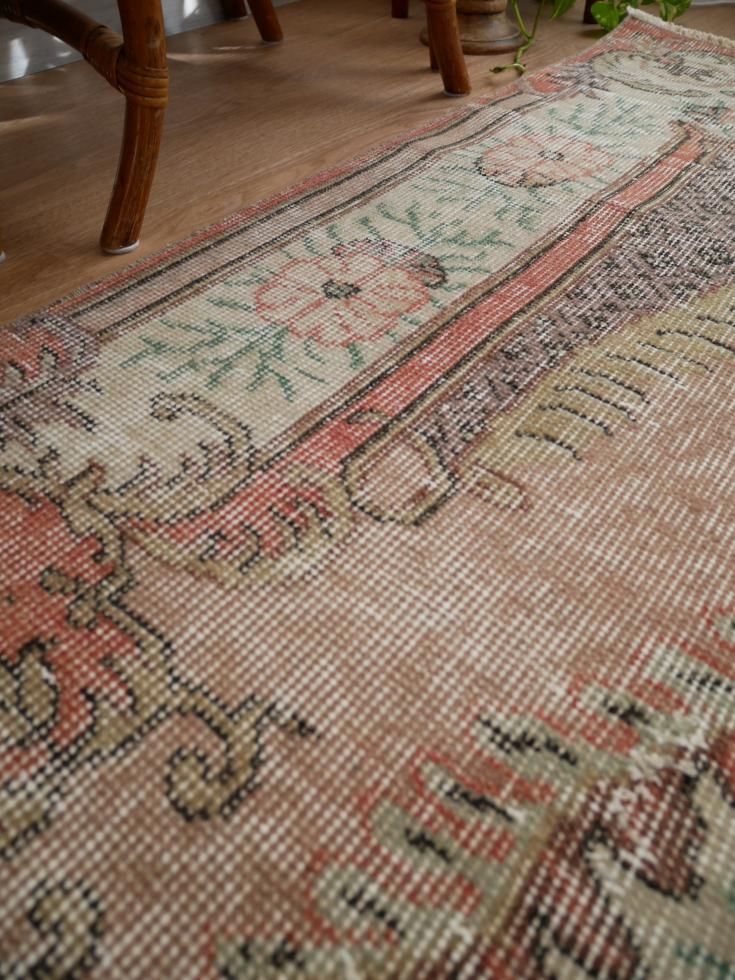 ヴィンテージターキッシュラグ オーバーダイラグ トルコラグ