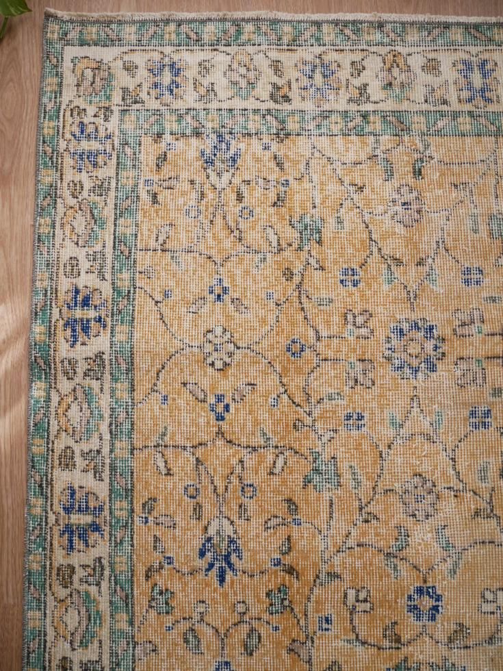 ヴィンテージターキッシュラグ オーバーダイラグ トルコラグ