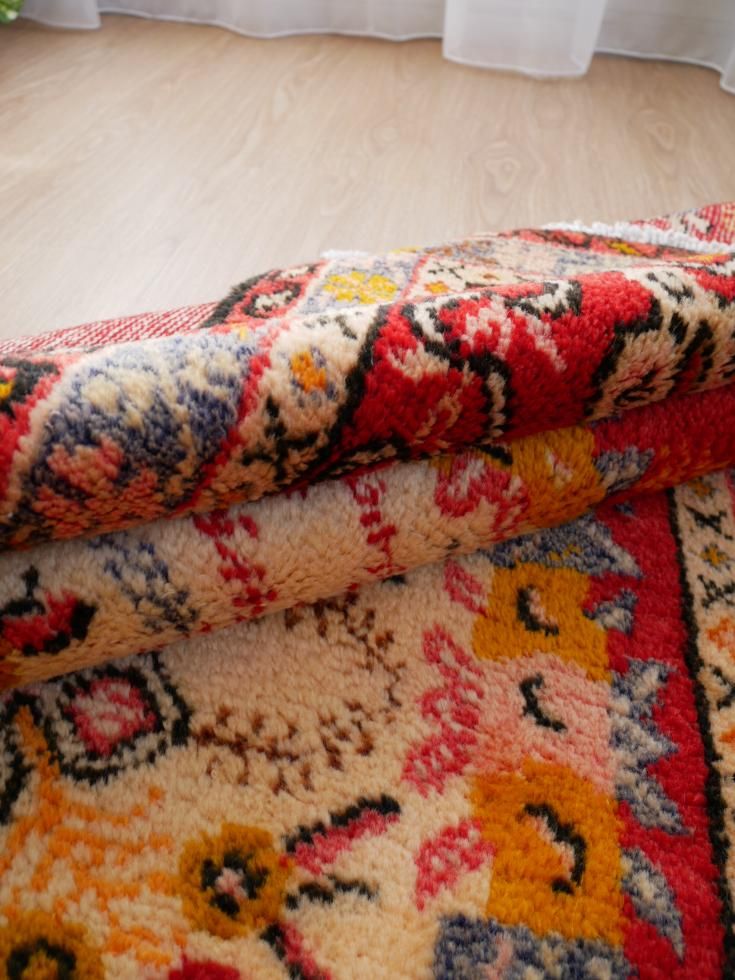 ヴィンテージターキッシュラグ オーバーダイラグ トルコラグ