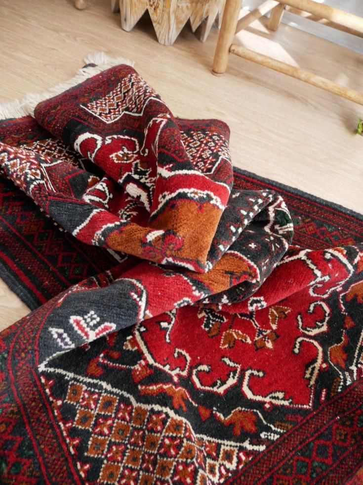 オールド絨毯 ヴィンテージラグ トルクメン チュワル トルクメン