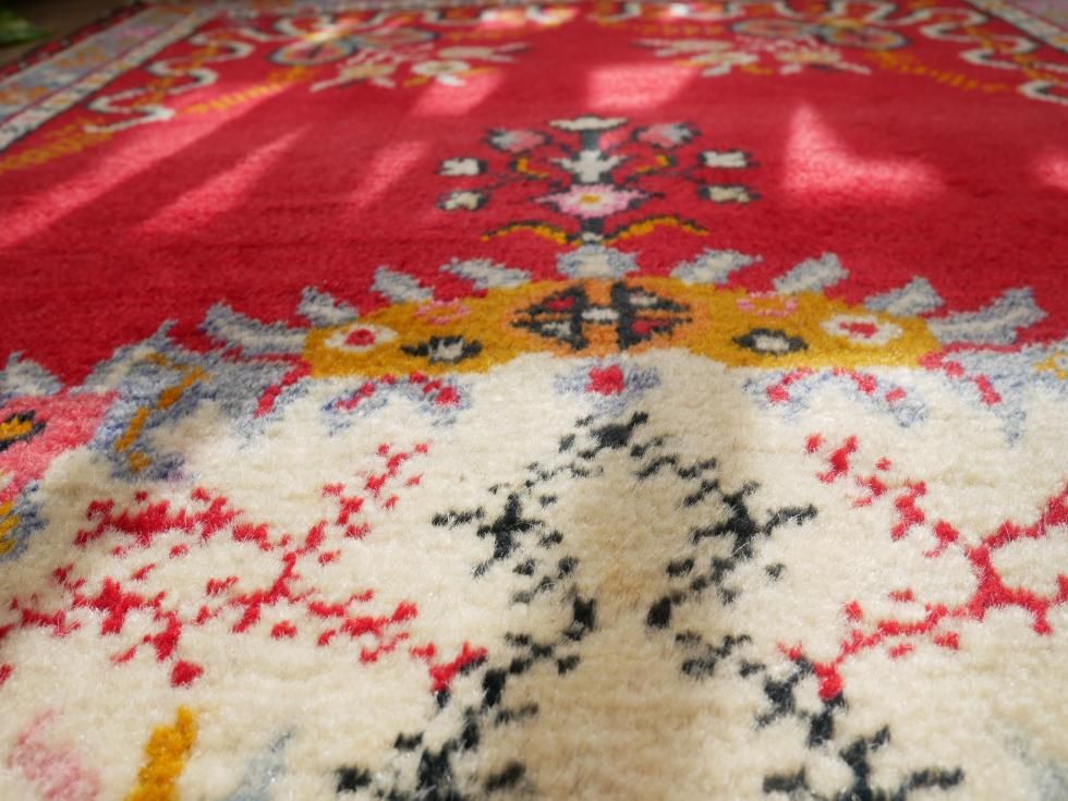 ヴィンテージターキッシュラグ オーバーダイラグ トルコラグ