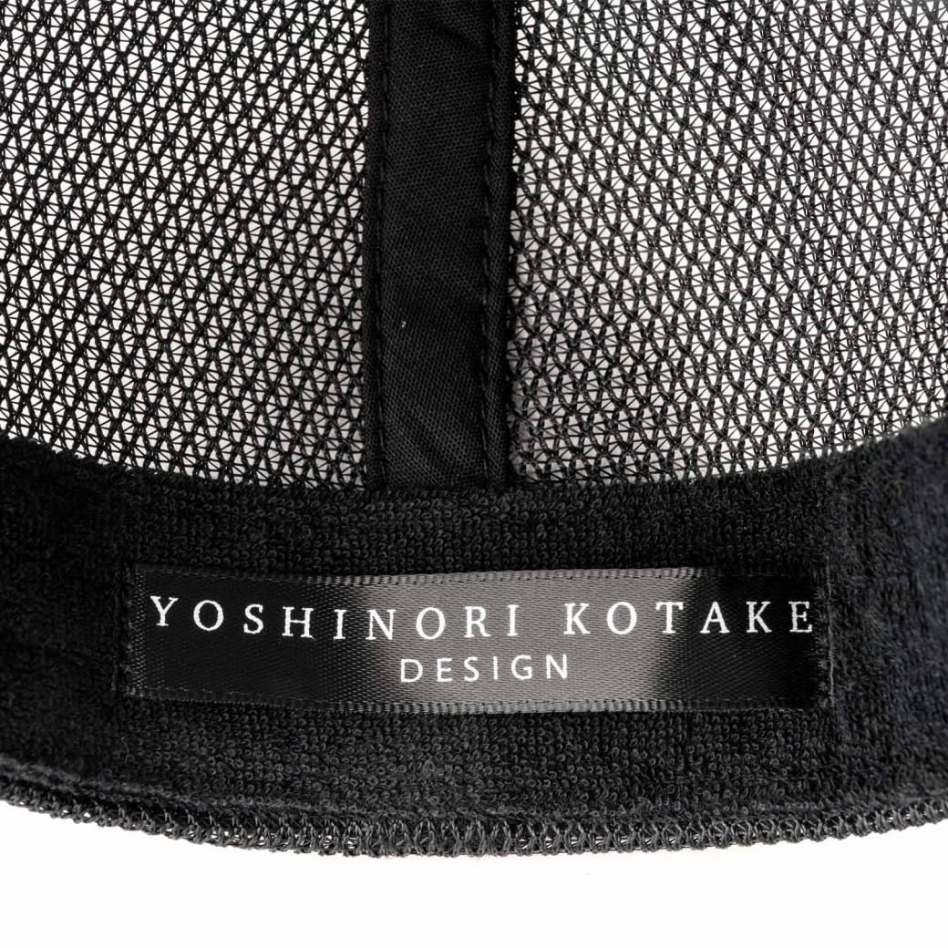 YOSHINORI KOTAKE 444キャップ 刺繍｜YK3DSP-444☆ BLK BLK SIL