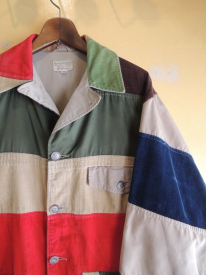1960's Abercrombie & Fitch SAFARI patchwork JACKET - container