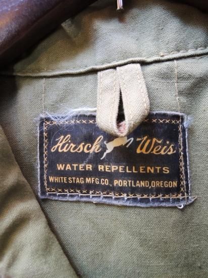 1940's Hirsch Weis LOGGER JACKET - container