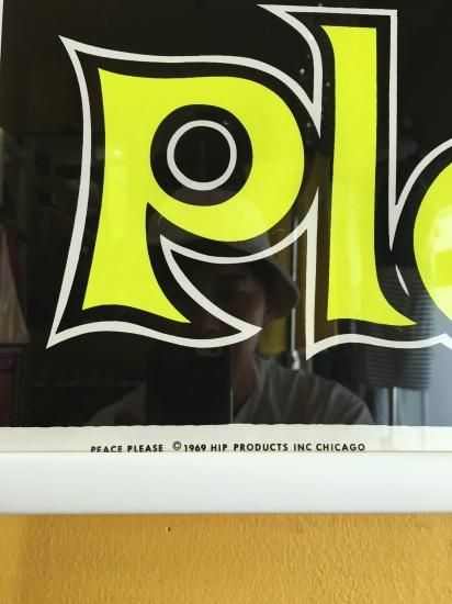 1969 Peace Please POSTER deadstock - container