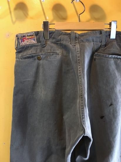 1960's Lee Jeans 721z frisko jeans BLACK ① - container