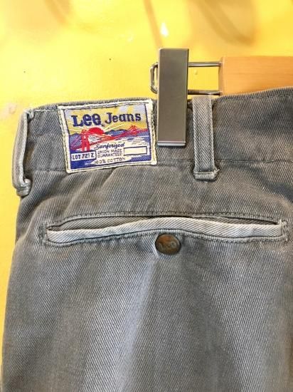 1960's Lee Jeans 721z frisko jeans BLACK ② - container