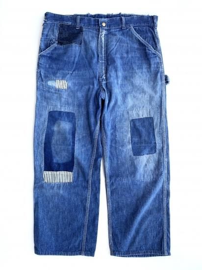 1960's VAT-DYED PAINTER PANTs by 
