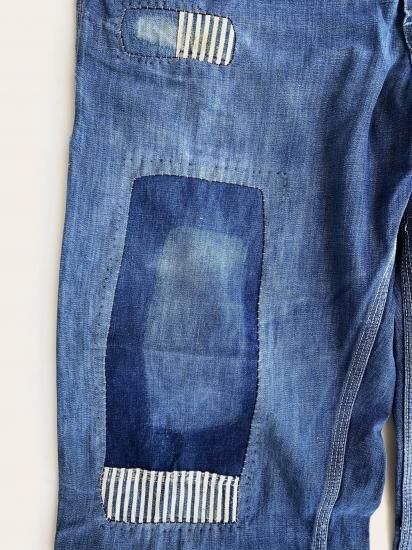 1960's VAT-DYED PAINTER PANTs by 