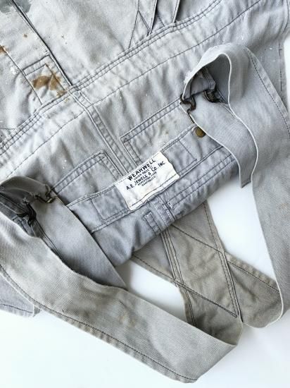 1950's MILK MAN PIN-STRIPED OVERALLs by 
