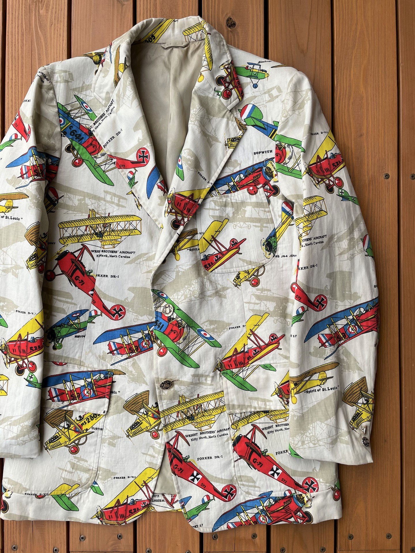 1960's ALL-OVER-PRINT 2-B JACKET by 