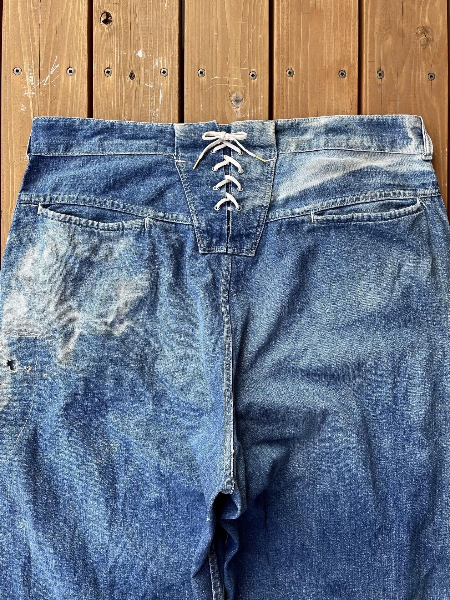 1950's LACE-UP PAINTER PANTs by 1950's LACE-UP PAINTER PANTs by