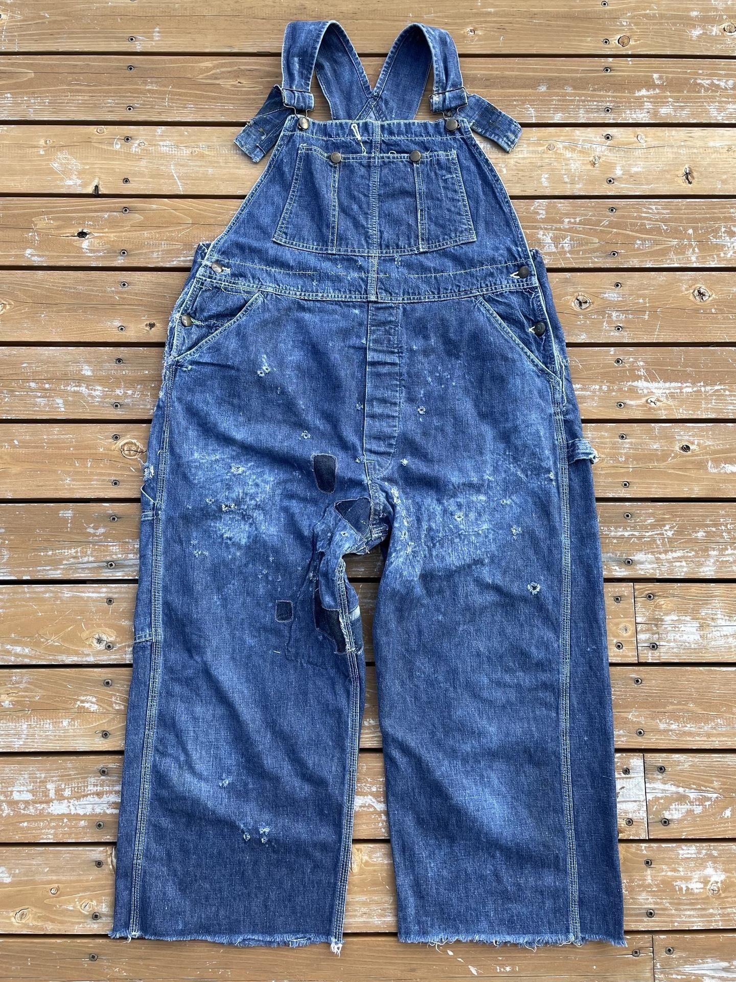 ヘラクレス ビンテージハンマータグ 1940s 大戦 オーバーオール月桂樹ボタン ヘラクレス ビンテージハンマータグ 1940s 大戦 オーバーオール