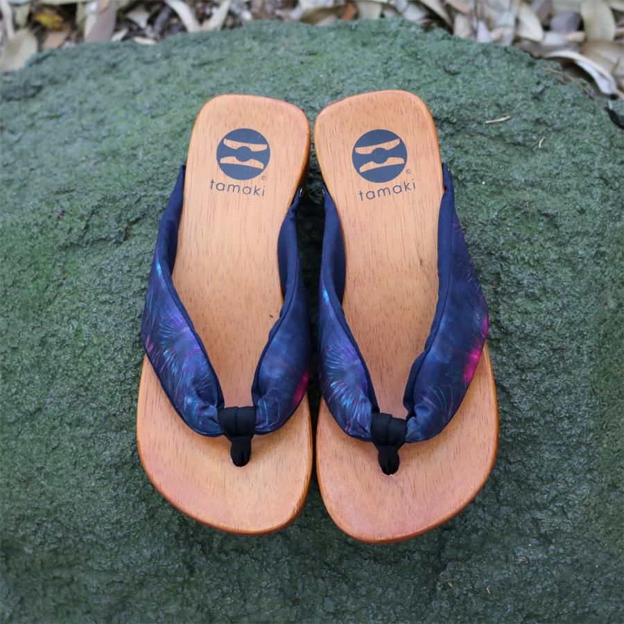 夜空に散る｜tamaki｜下駄 ｜美しく正しい姿勢へ導く下駄tamaki