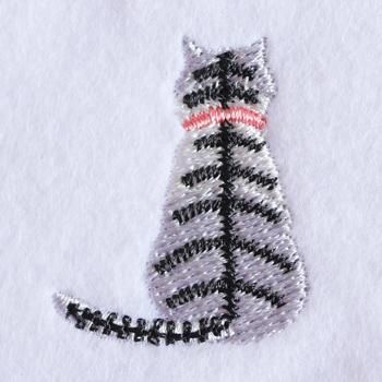 ワンコイン・デザインPack97（猫ちゃん後ろ姿A 9種類）刺繍データ