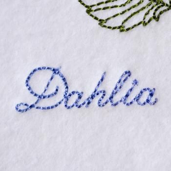ワンコイン・デザインPack108（ダリア 3種類）刺繍データ