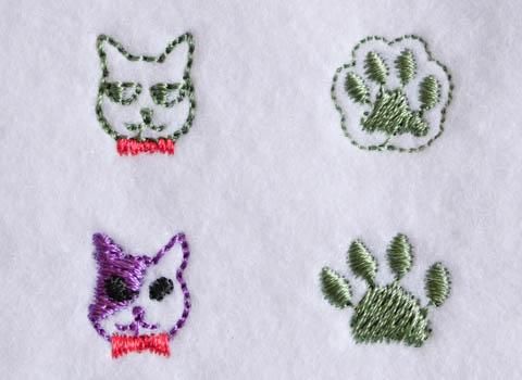 もっともっと小さい刺繍セットA（1.5㎝以内の刺しゅうモチーフ