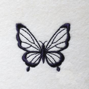 ワンコイン・デザインPack142（蝶々A）4種類 刺繍データ