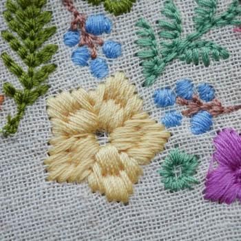 Amazon | 【Art Fiber Endo】ラベンダーの花刺繍制作キット